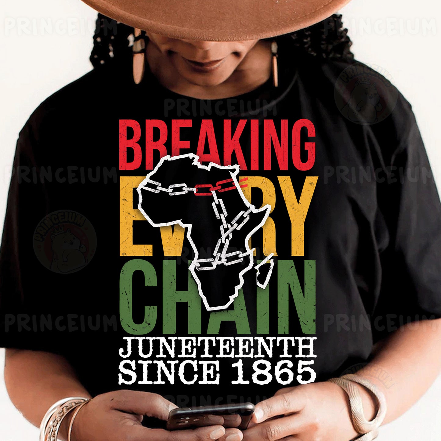 a person wearing a black shirt and a brown hat