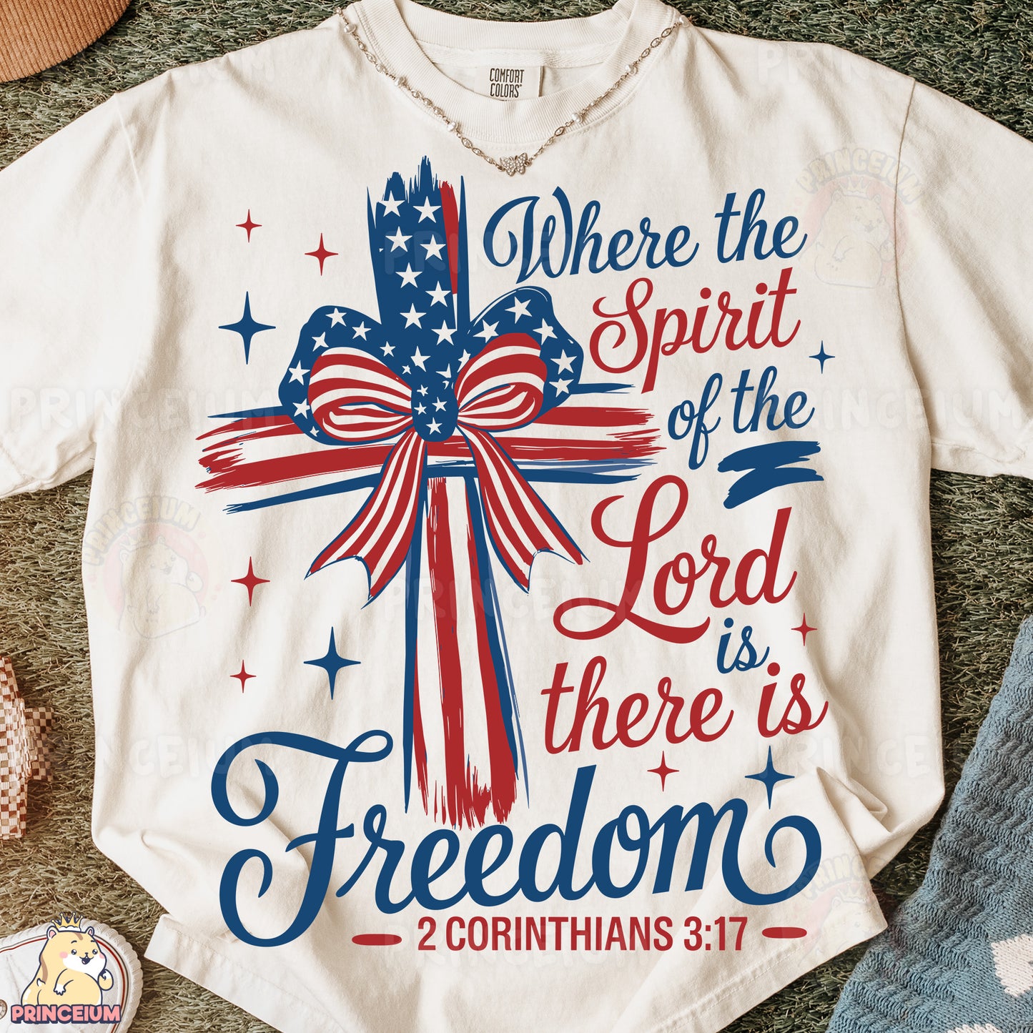 a t - shirt that says where the spirit of the lord is, there is