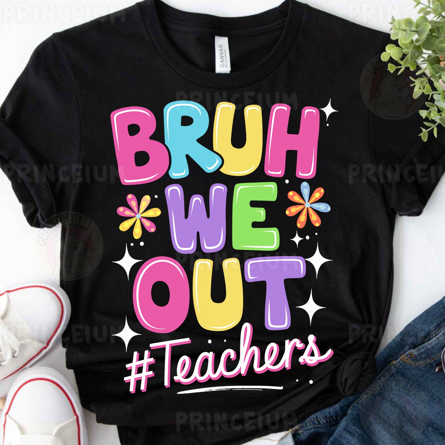 a t - shirt that says, bruh we out teachers