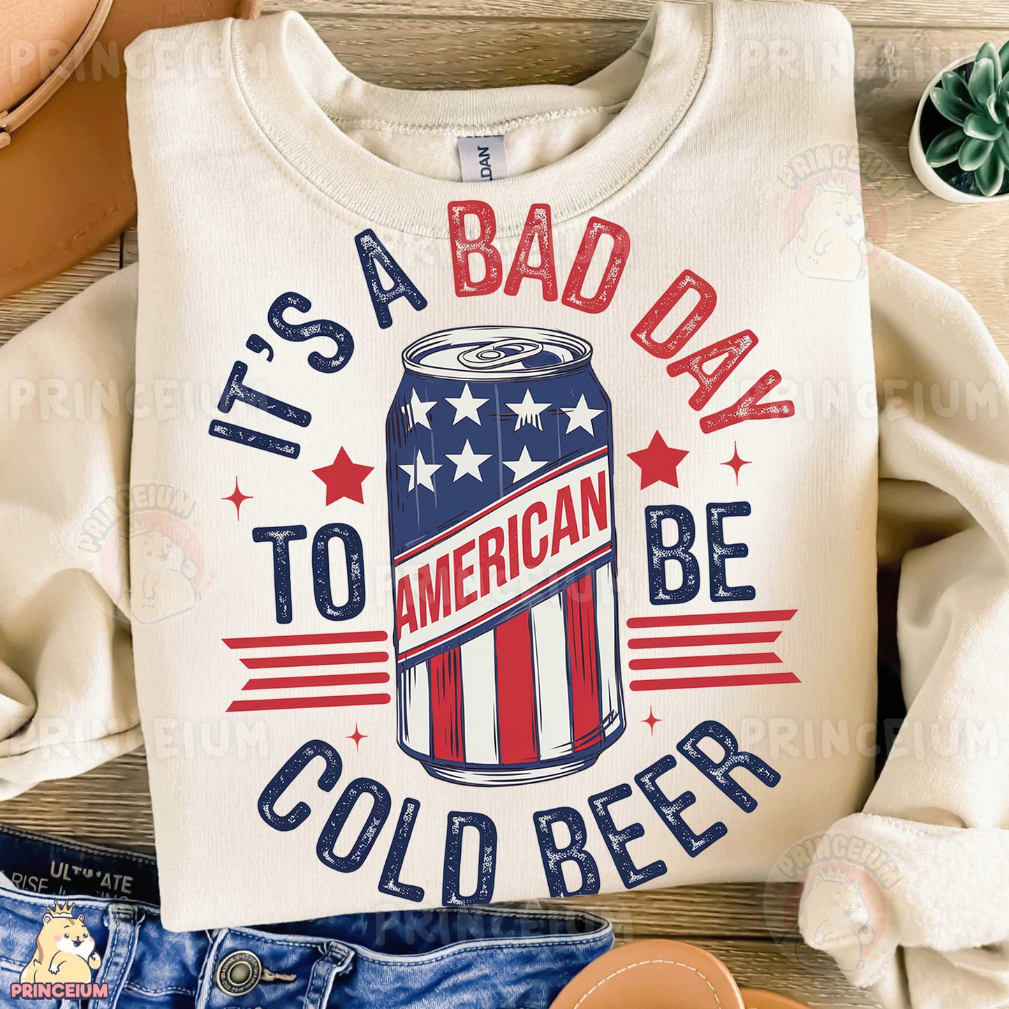a t - shirt that says it's a bad day to american be cold