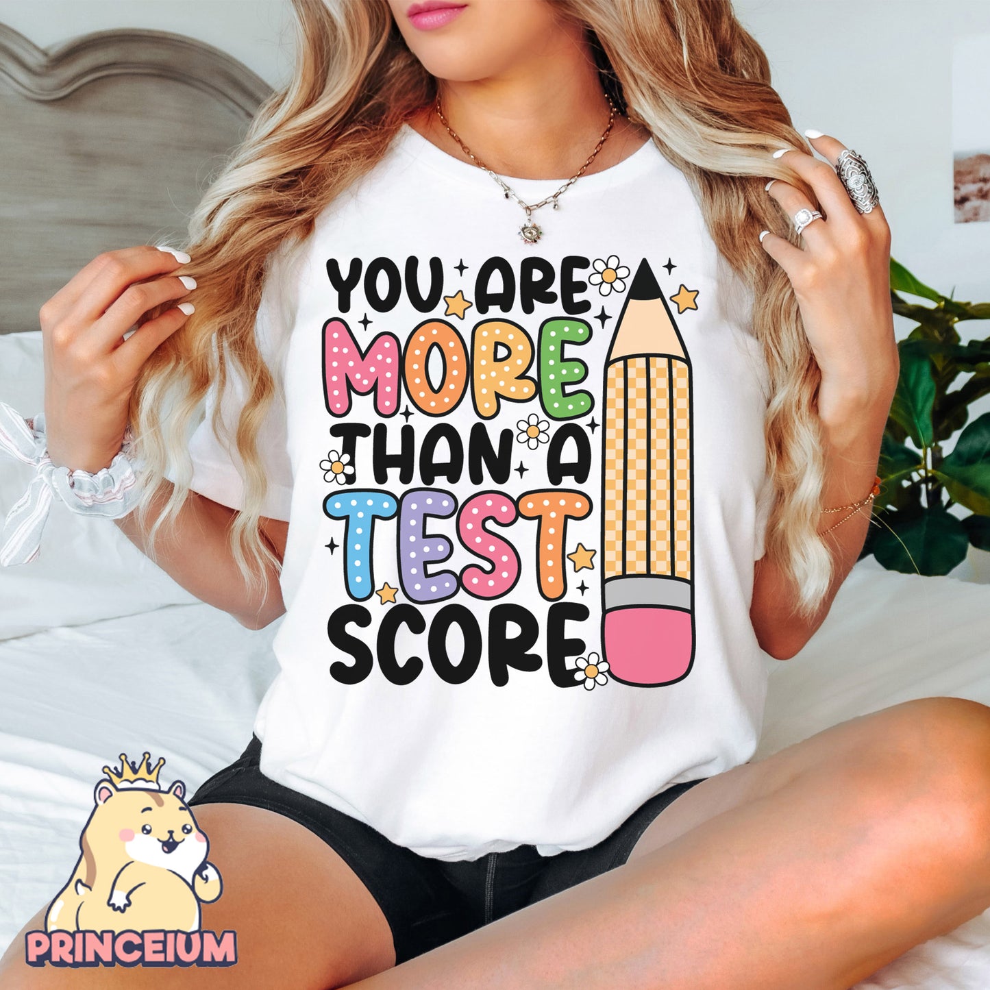 You are more than Test Score Png, Rock The Test Png, Teacher Quotes, Groovy Test Day