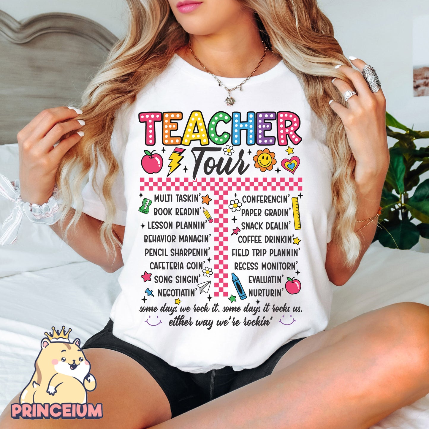 Retro Teacher Png, ABCD Teacher Tour Png, End of Year Png, Back to School, Teacher Gift, Kindergarten Teacher, Elementary School Sublimation
