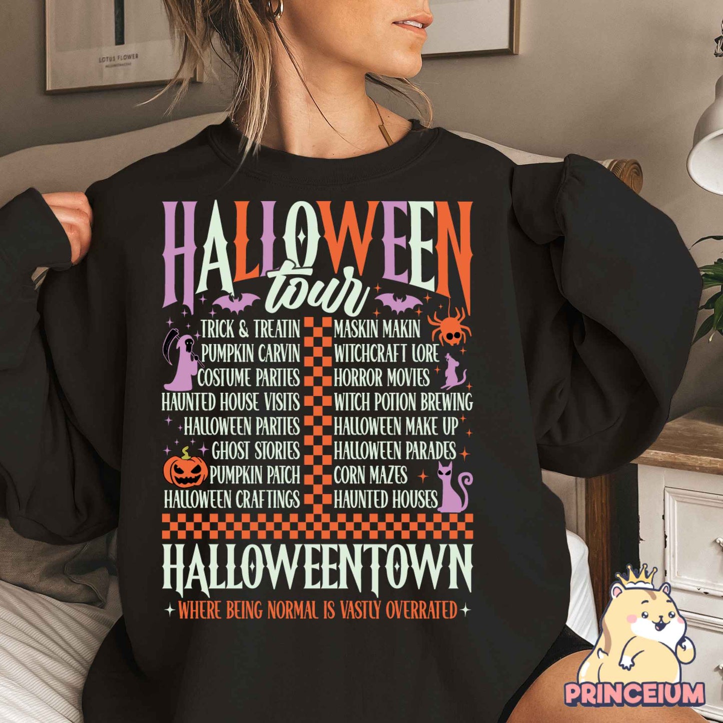 Halloween Tour Png Design, Halloween Png, Fall Shirt Png, Trick or Treat Halloween Pumpkin