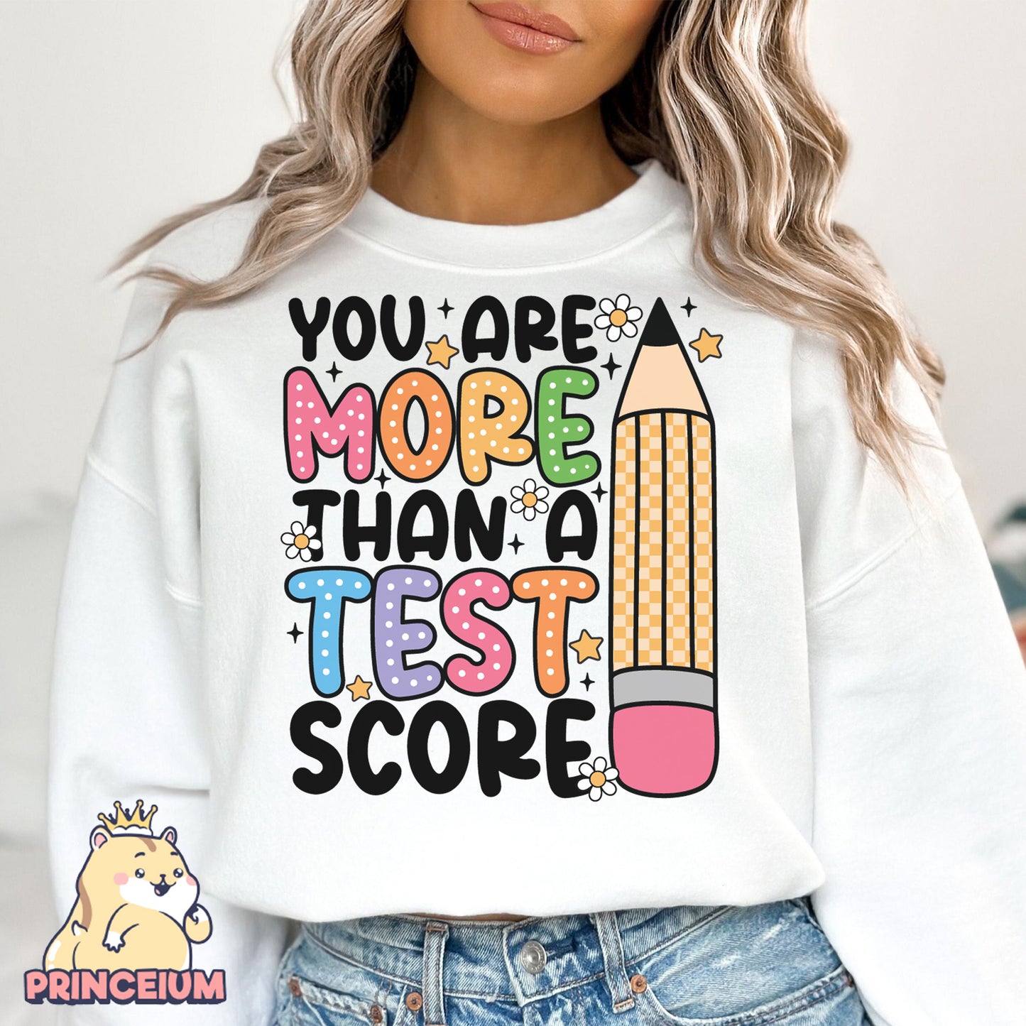 You are more than Test Score Png, Rock The Test Png, Teacher Quotes, Groovy Test Day