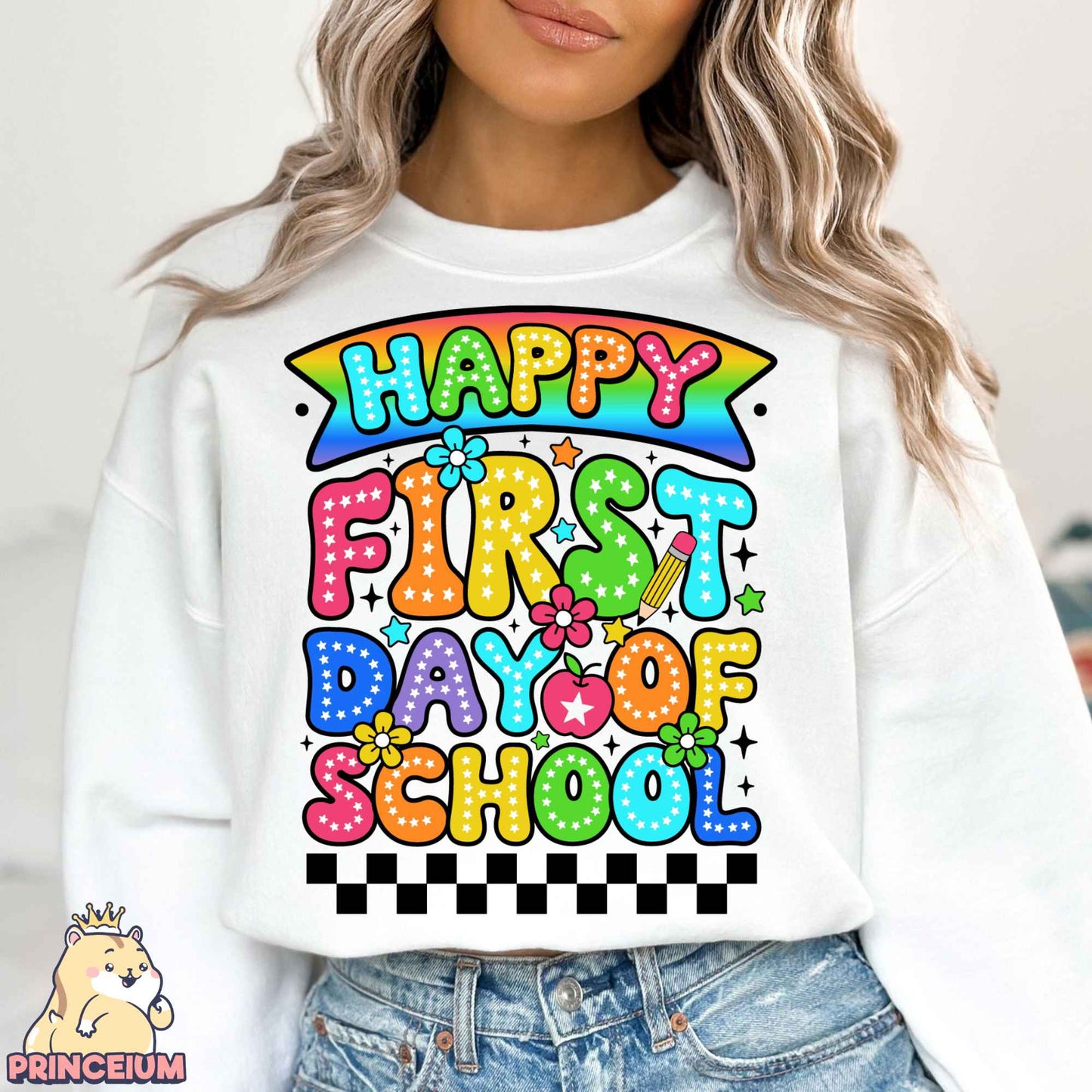 Happy First Day of School Png, ABCD Teacher Tour Png, End of Year Png, Back to School, Teacher Gift, Kindergarten Teacher, Elementary School Sublimation (Copy)