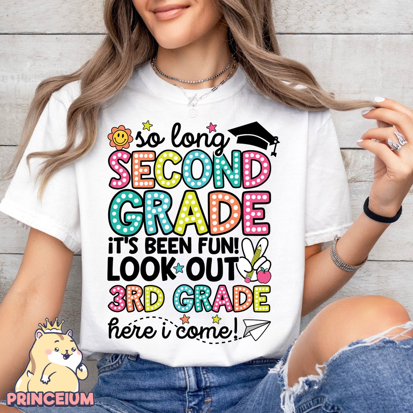 So Long, 2nd Grade It’s been fun. Look out! 3rd Grade Here I come, Last Day of School Png, End of the Year Teacher Summer Png, Sublimation Designs Digital