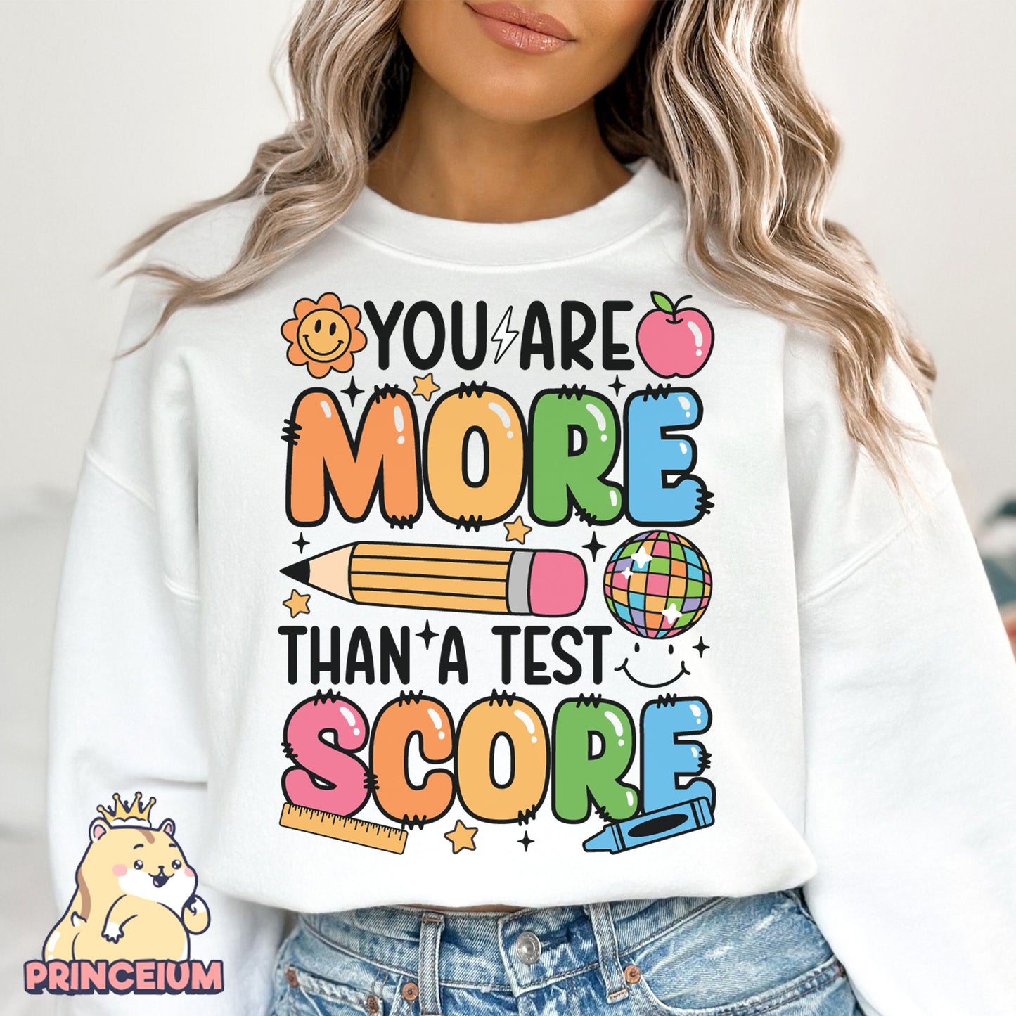 You Are More Than Test Score Png, Rock The Test Png, Teacher Quotes, Groovy Test Day