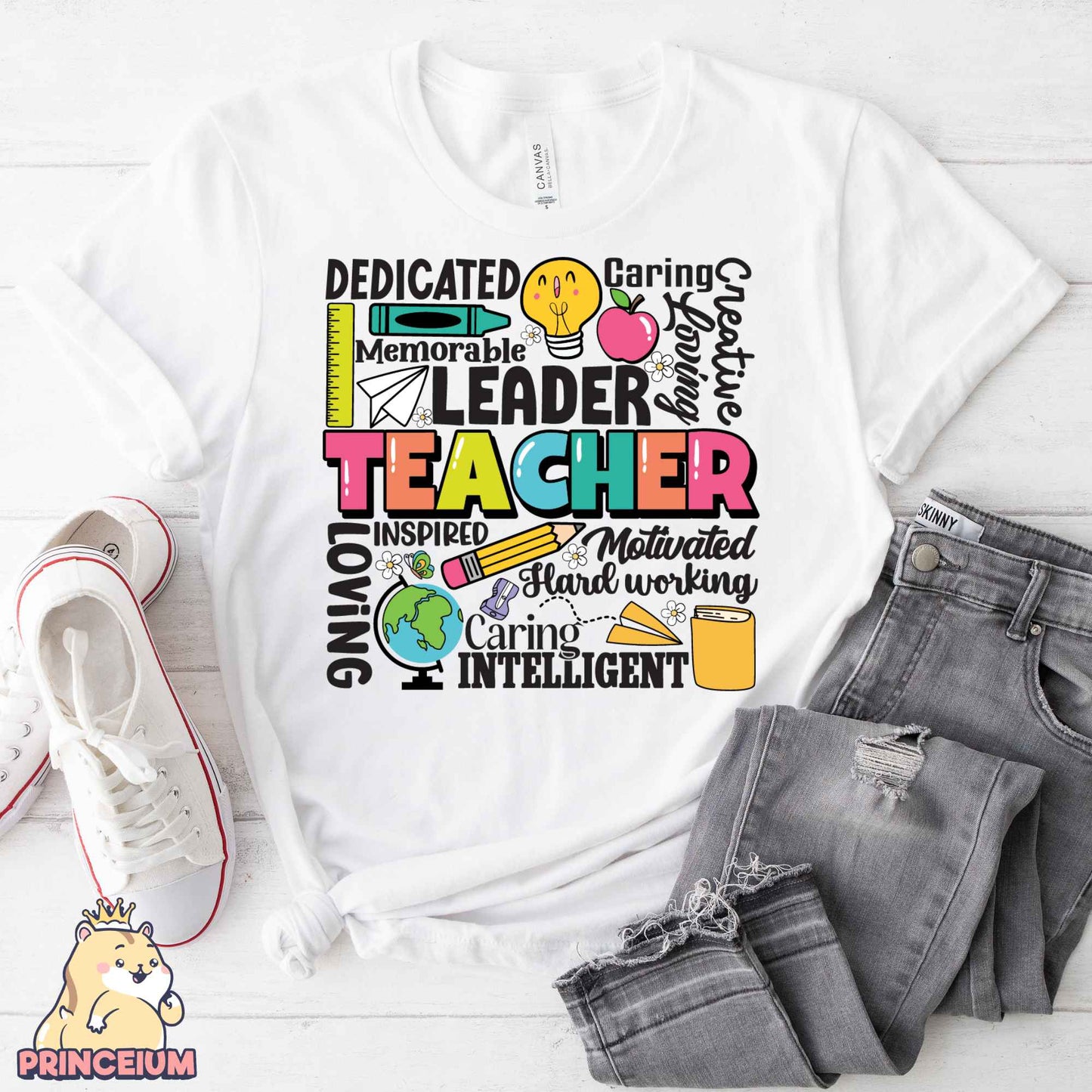 Retro Back to School Teacher Png,, Teach Love Inspire, Spanish Teacher, Back to School