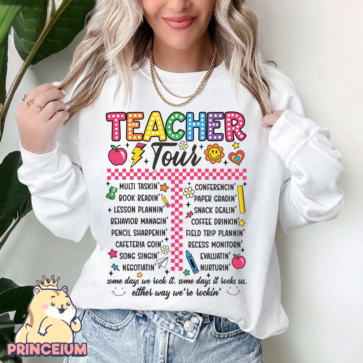 Retro Teacher Png, ABCD Teacher Tour Png, End of Year Png, Back to School, Teacher Gift, Kindergarten Teacher, Elementary School Sublimation