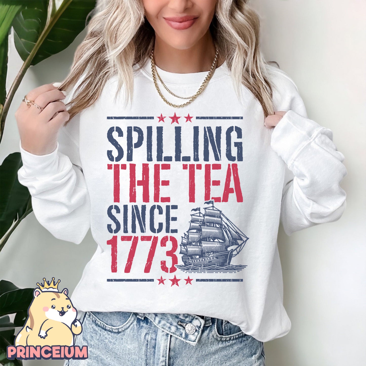Spilling The Tea Since 1773 PNG, American Freedom PNG, 4th Of July, Fourth of July, 4th of July Shirt PNG, Funny History Teacher Sublimation