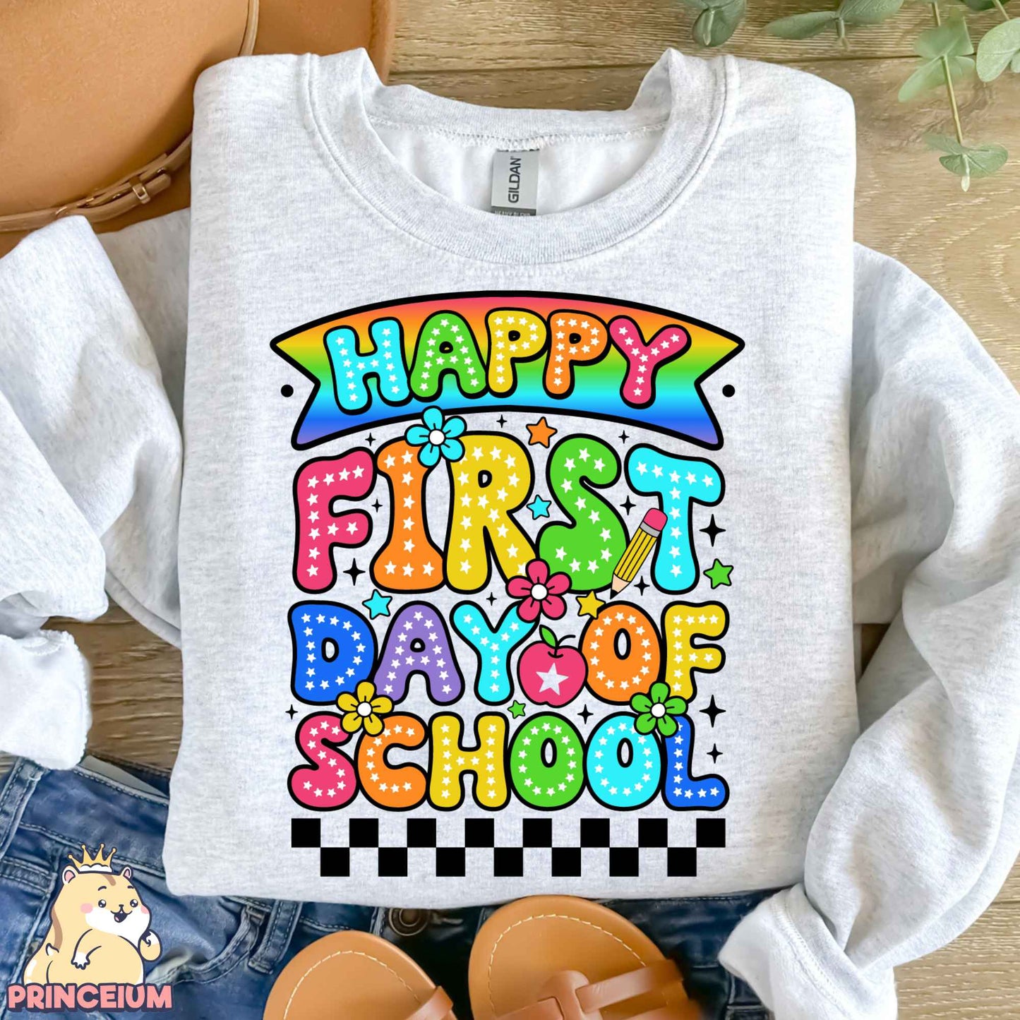 Happy First Day of School Png, ABCD Teacher Tour Png, End of Year Png, Back to School, Teacher Gift, Kindergarten Teacher, Elementary School Sublimation (Copy)