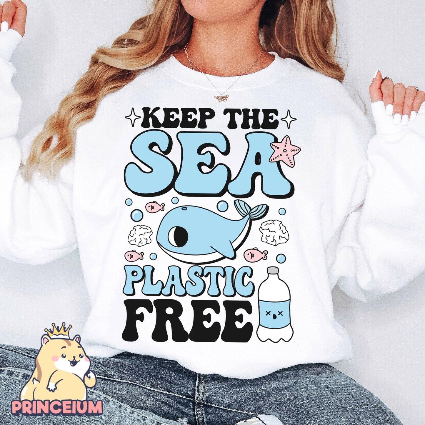 Keep the Sea Plastic Free Png, Earth Day Png, Earth Sublimation, Save Planet Png, Climate Change Png