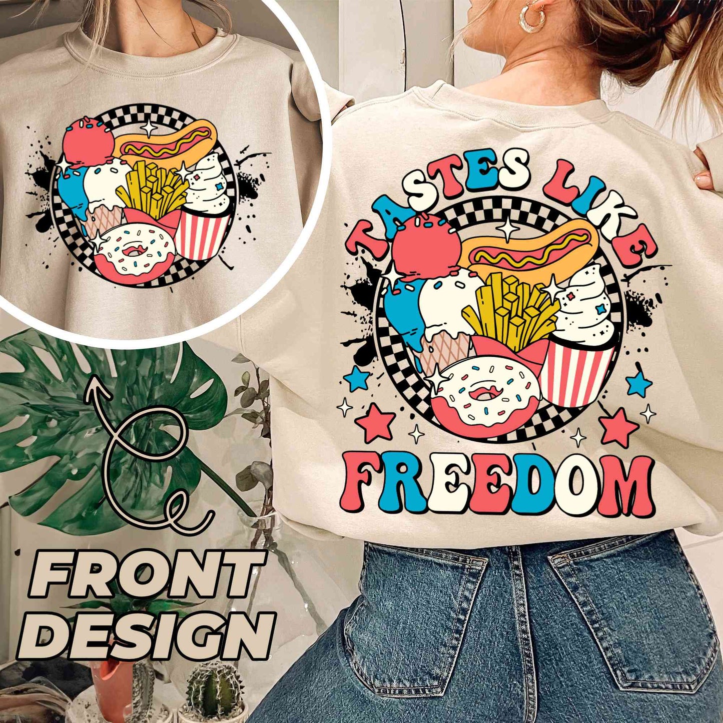 Tastes Like Freedom Png, 4th of July Png, Fourth of July Png, USA Png, America Png, Independence Day Sublimation