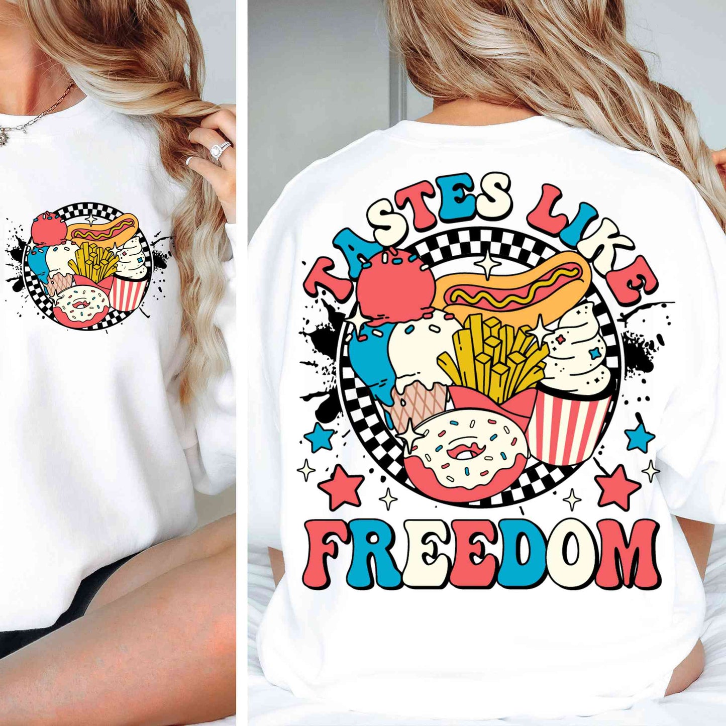Tastes Like Freedom Png, 4th of July Png, Fourth of July Png, USA Png, America Png, Independence Day Sublimation