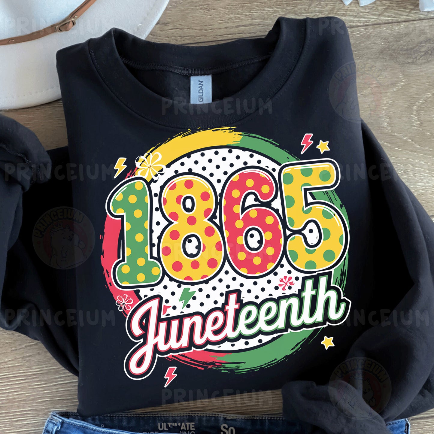 a t - shirt with the number sixty five printed on it