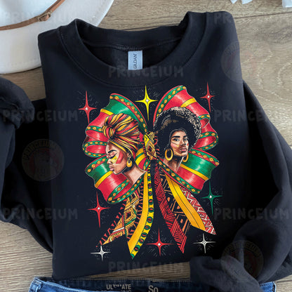 a t - shirt with a picture of two women on it