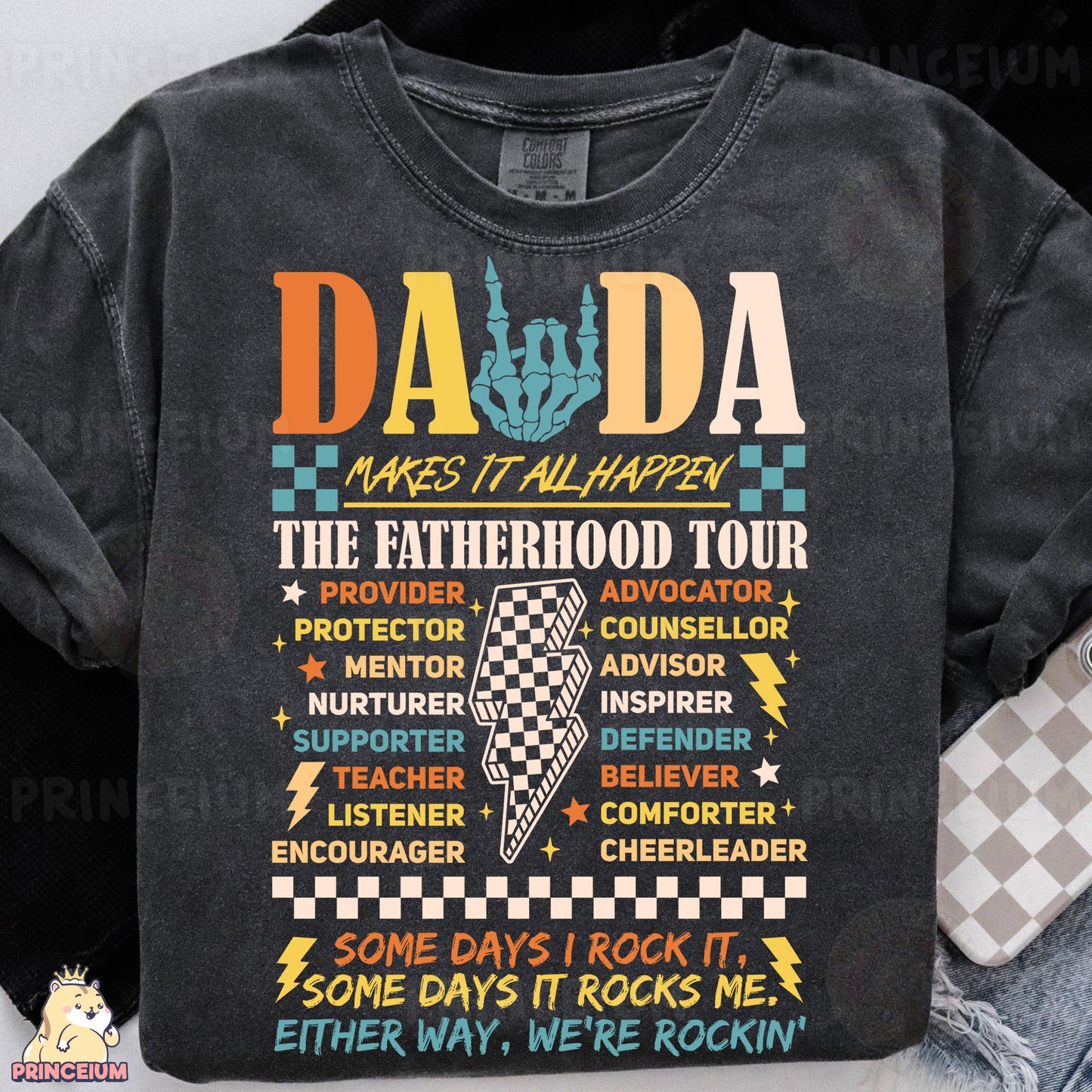 a t - shirt with the words dada on it