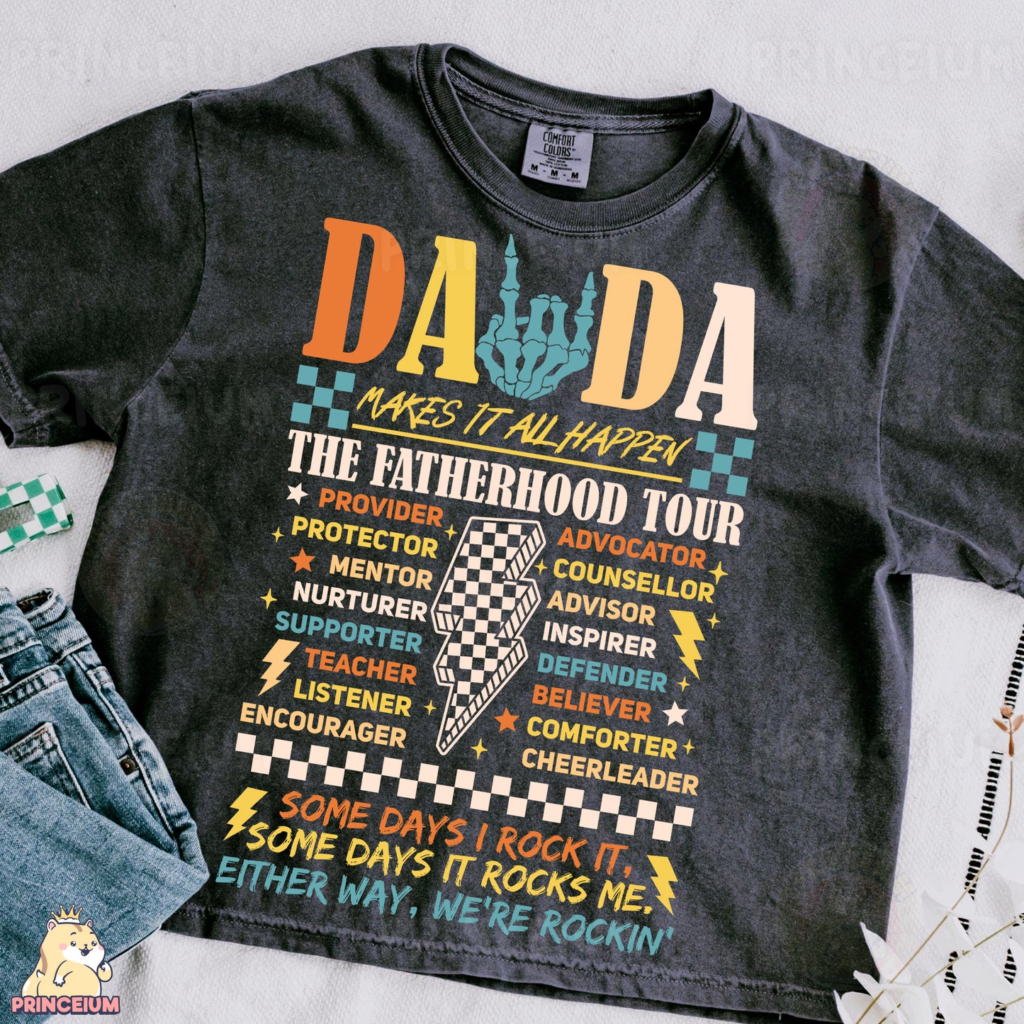 a father's day t - shirt with the words dada on it