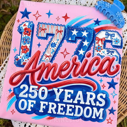 1776 America PNG, Patriotic 4th of July Shirt Design, USA Freedom Graphic, Retro America Sublimation