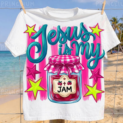 Jesus is my Jam PNG  Christian Sublimation Design for Shirts
