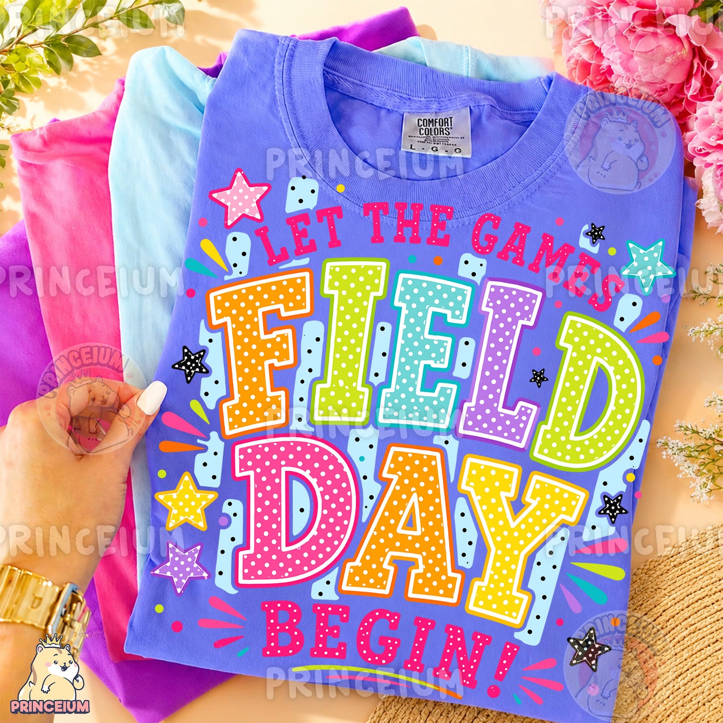 Let The Games Field Day Begin Sublimation Design PNG Colorful School Field Day Digital Download NEW26