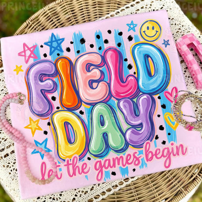 Field Day Let The Games Begin PNG, School Sports Day Shirt Design, Cute Teacher Sublimation
