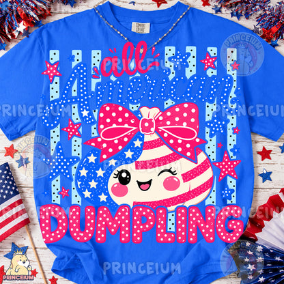 All American Dumpling Sublimation Design PNG Patriotic 4th of July Digital Download NEW26