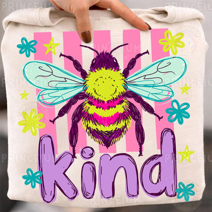 Be Kind Sublimation Design PNG | Bee Digital Download
