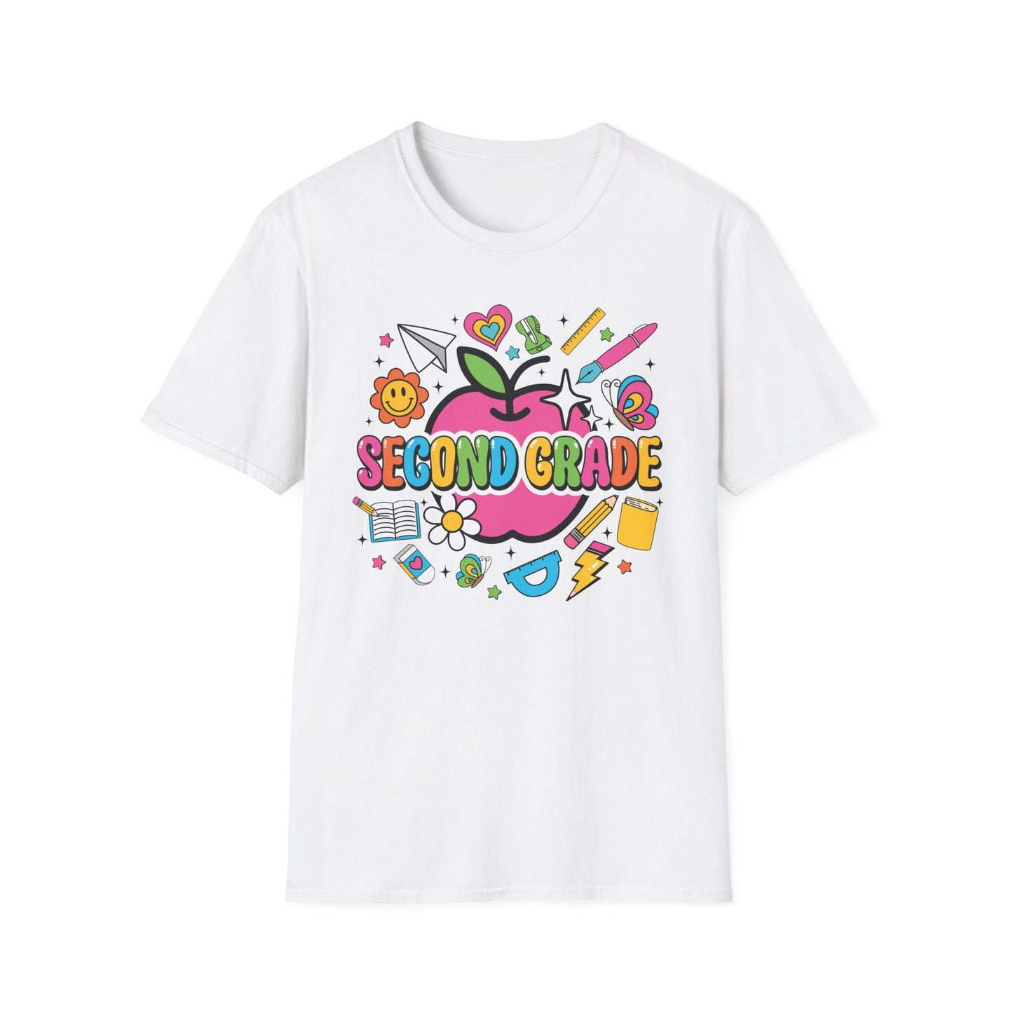 2nd Grade Happy First Day of School, Back to School T-Shirt Unisex