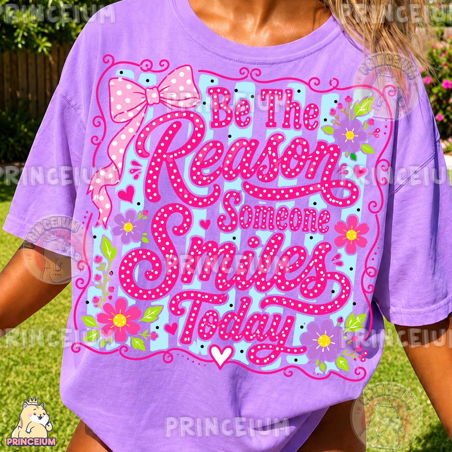 Be The Reason Someone Smiles Today Sublimation Design PNG Floral Inspirational Digital Download NEW26