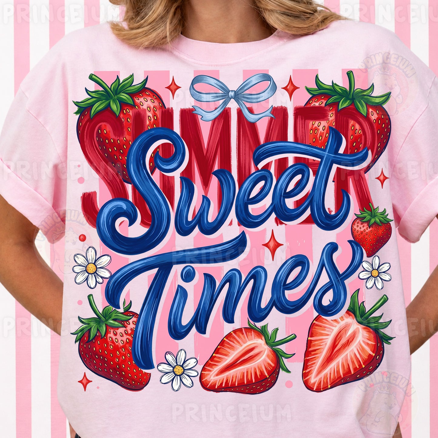 Sweet Summer Times PNG, Strawberry Summer Shirt Design, Cute Coquette Sublimation Graphic