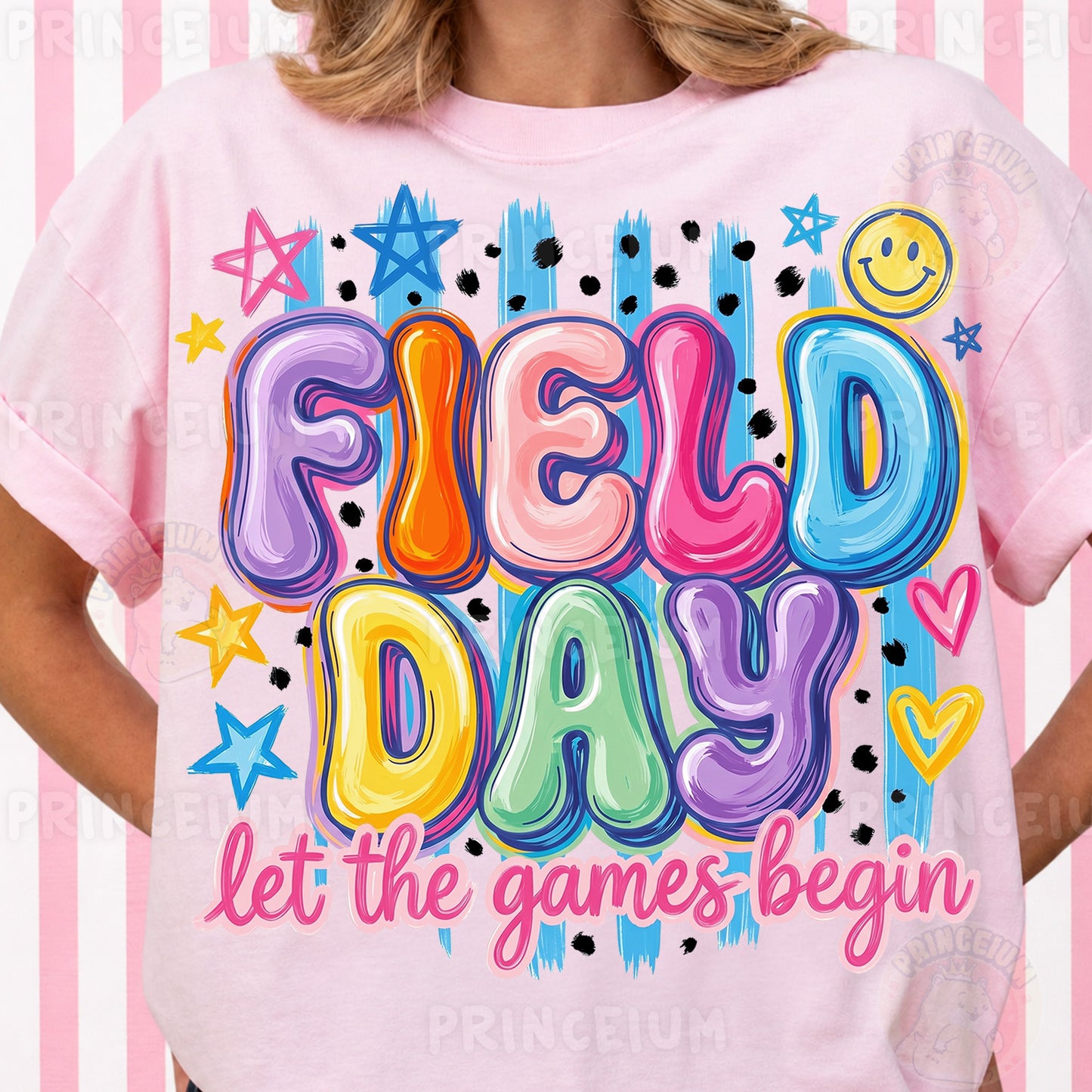 Field Day Let The Games Begin PNG, School Sports Day Shirt Design, Cute Teacher Sublimation