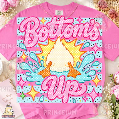 Bottoms Up Duck Sublimation Design PNG Funny Summer Splash Digital Download NEW26
