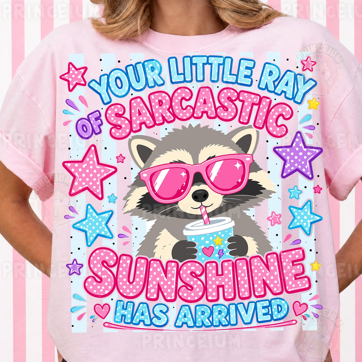 Your Little Ray of Sarcastic Sunshine Sublimation Design PNG |  Raccoon Digital Download