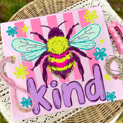 Be Kind Sublimation Design PNG | Bee Digital Download