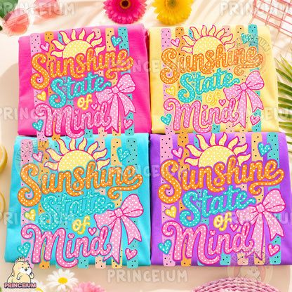 Sunshine State of Mind Sublimation Design PNG  Summer Sun Digital Download NEW26