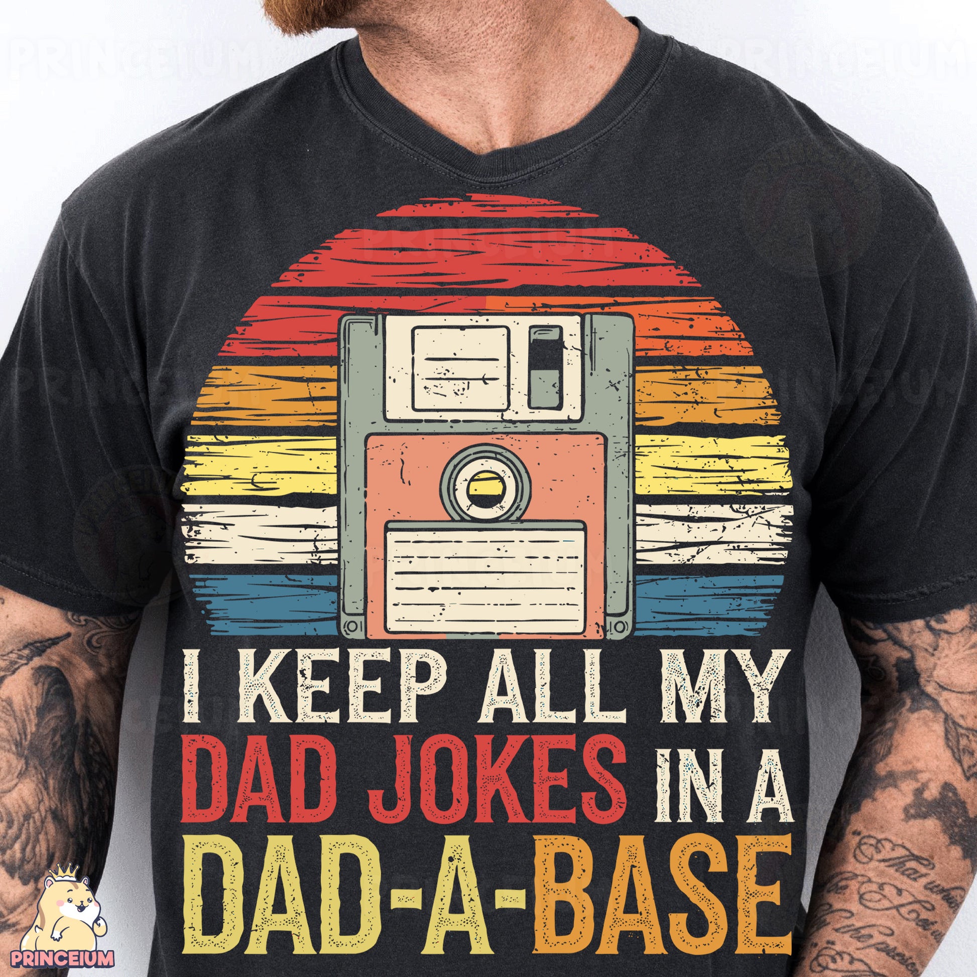 a man with a beard wearing a black shirt