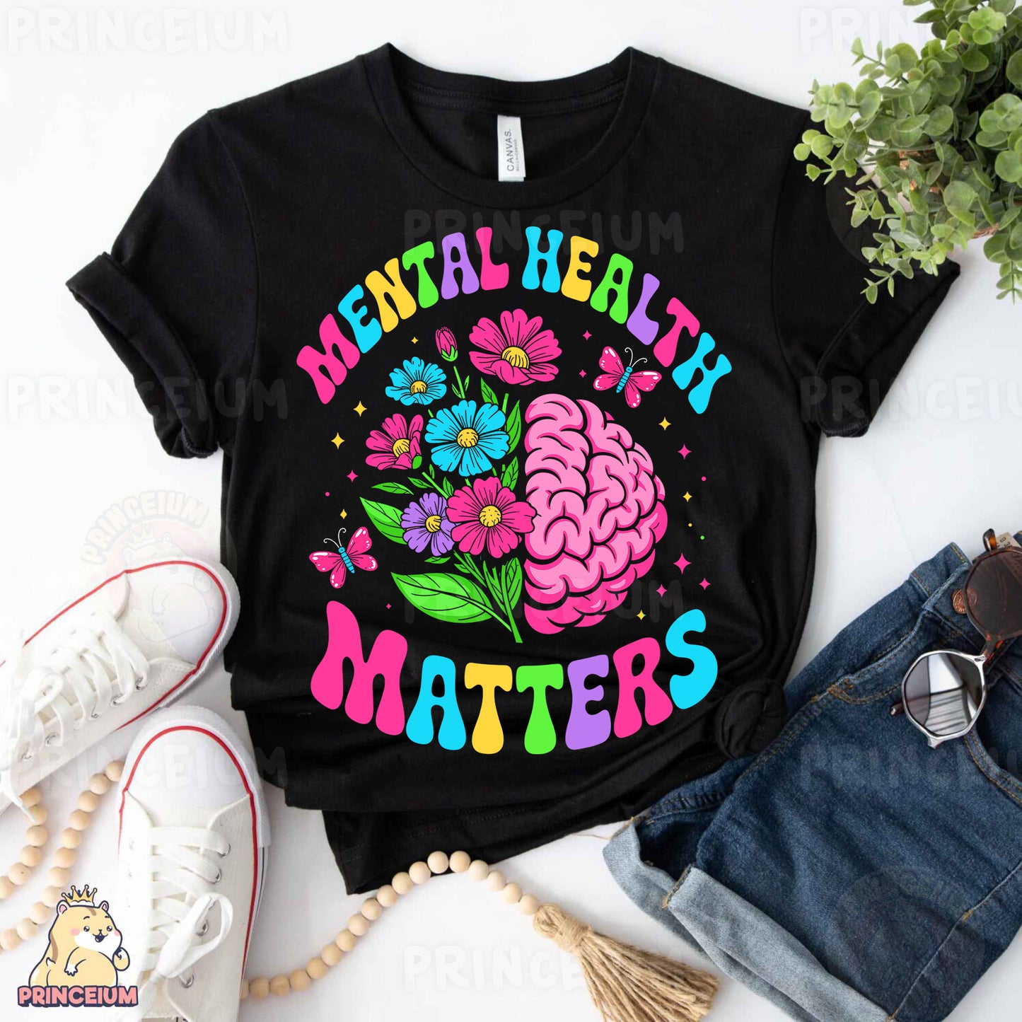 a t - shirt that says mental health matters