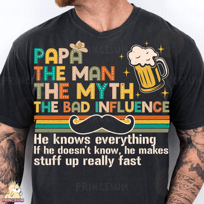 a man with a beard wearing a black shirt