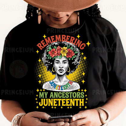 a woman wearing a black t - shirt that says, i'm not a