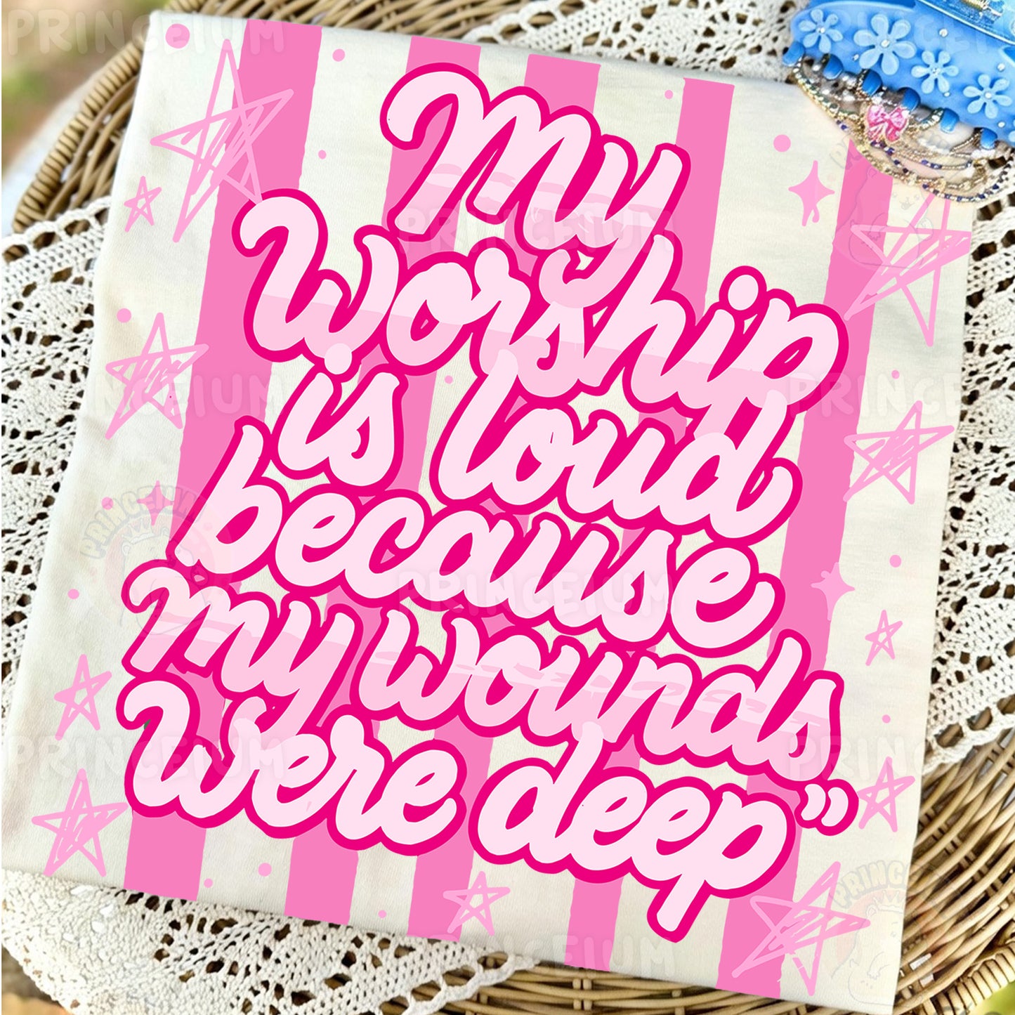 My Worship Is Loud Because My Wounds Were Deep Sublimation Design PNG Christian Faith Digital Download