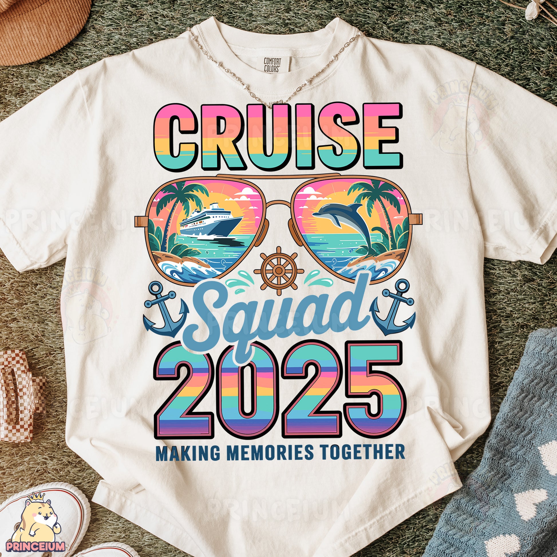 a t - shirt that says cruise squadron 205 making memories together