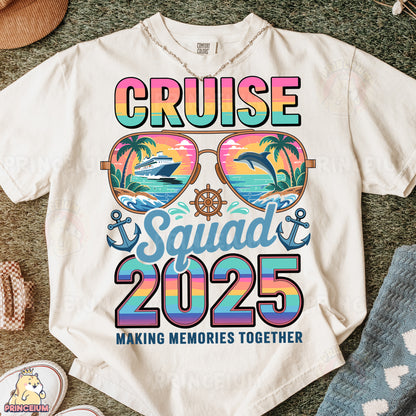a t - shirt that says cruise squadron 205 making memories together