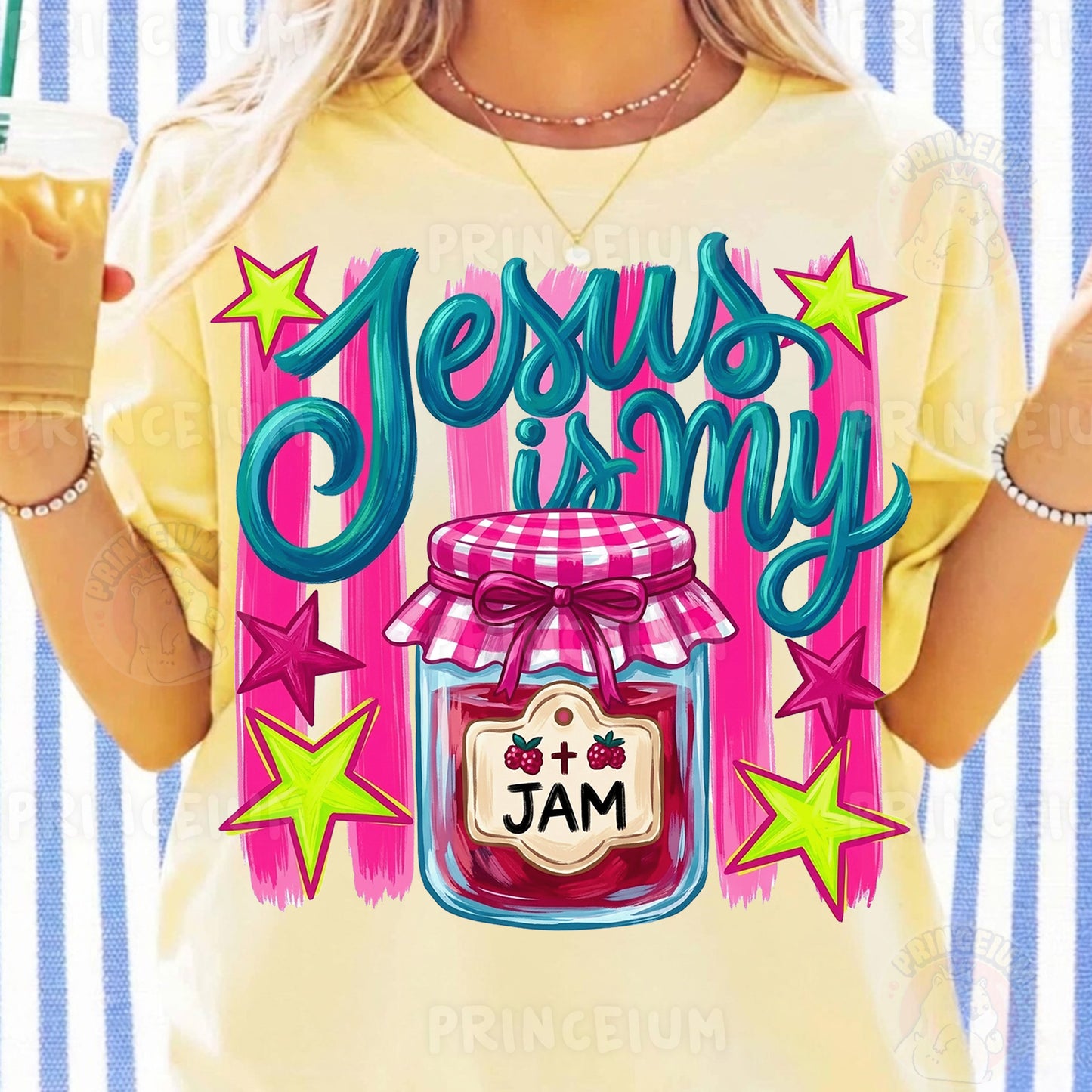 Jesus is my Jam PNG  Christian Sublimation Design for Shirts