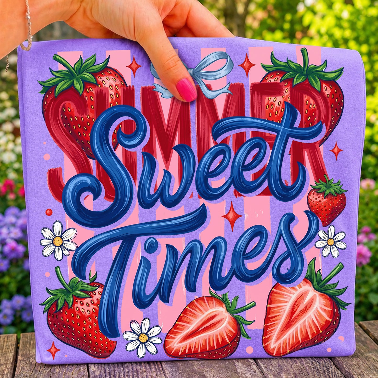 Sweet Summer Times PNG, Strawberry Summer Shirt Design, Cute Coquette Sublimation Graphic