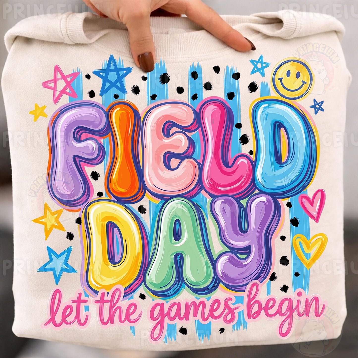 Field Day Let The Games Begin PNG, School Sports Day Shirt Design, Cute Teacher Sublimation