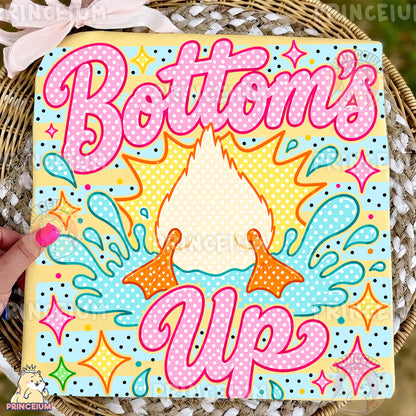Bottoms Up Duck Sublimation Design PNG Funny Summer Splash Digital Download NEW26