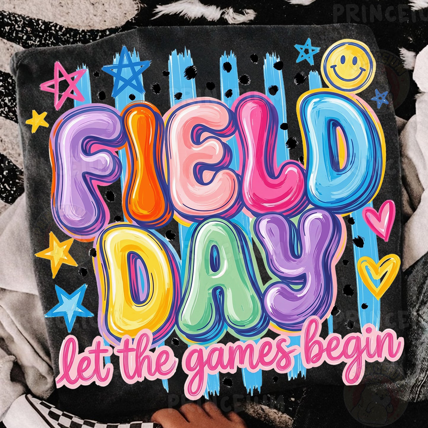 Field Day Let The Games Begin PNG, School Sports Day Shirt Design, Cute Teacher Sublimation