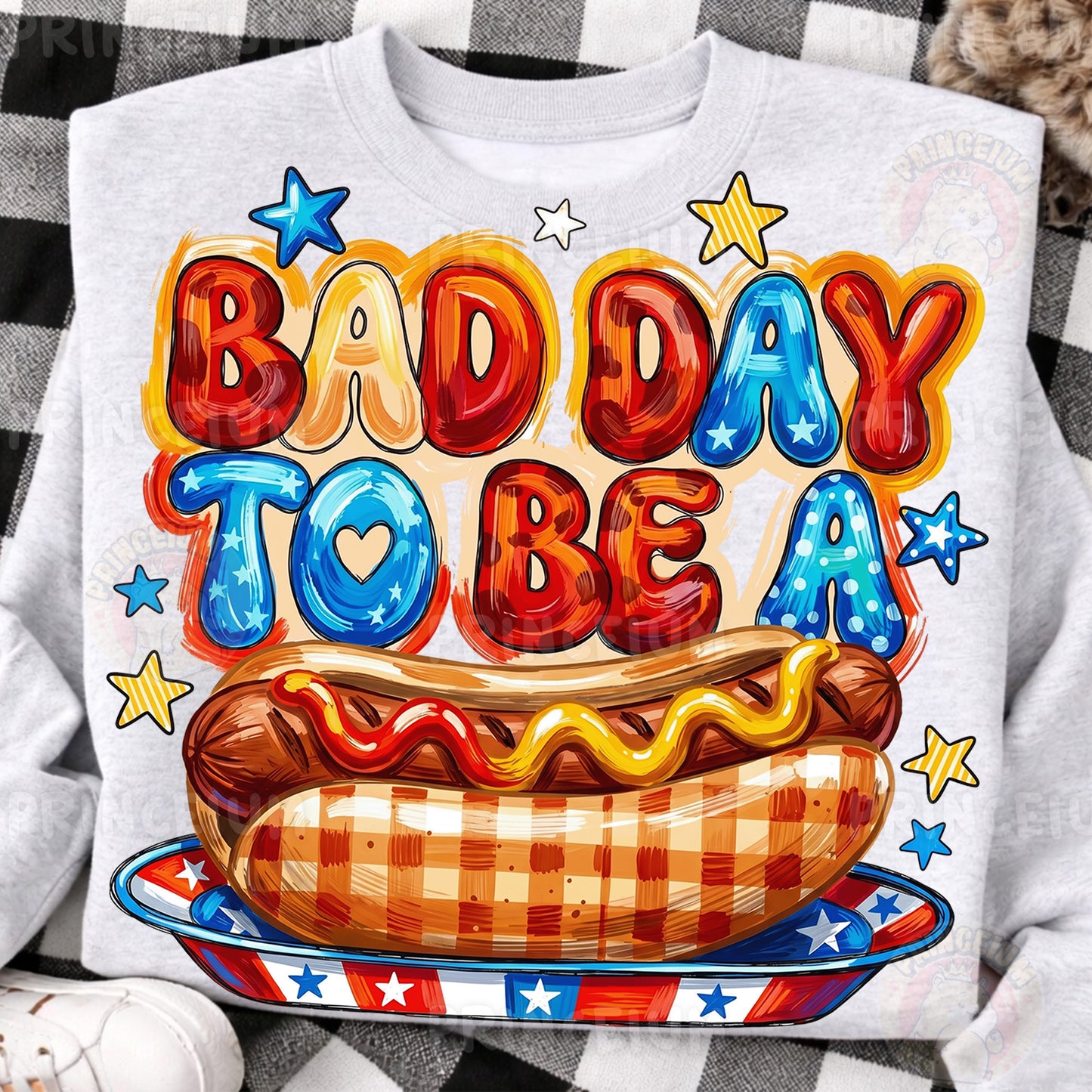 Bad Day To Be A Weiner Sublimation Design PNG | Funny Hot Dog Patriotic Digital Download