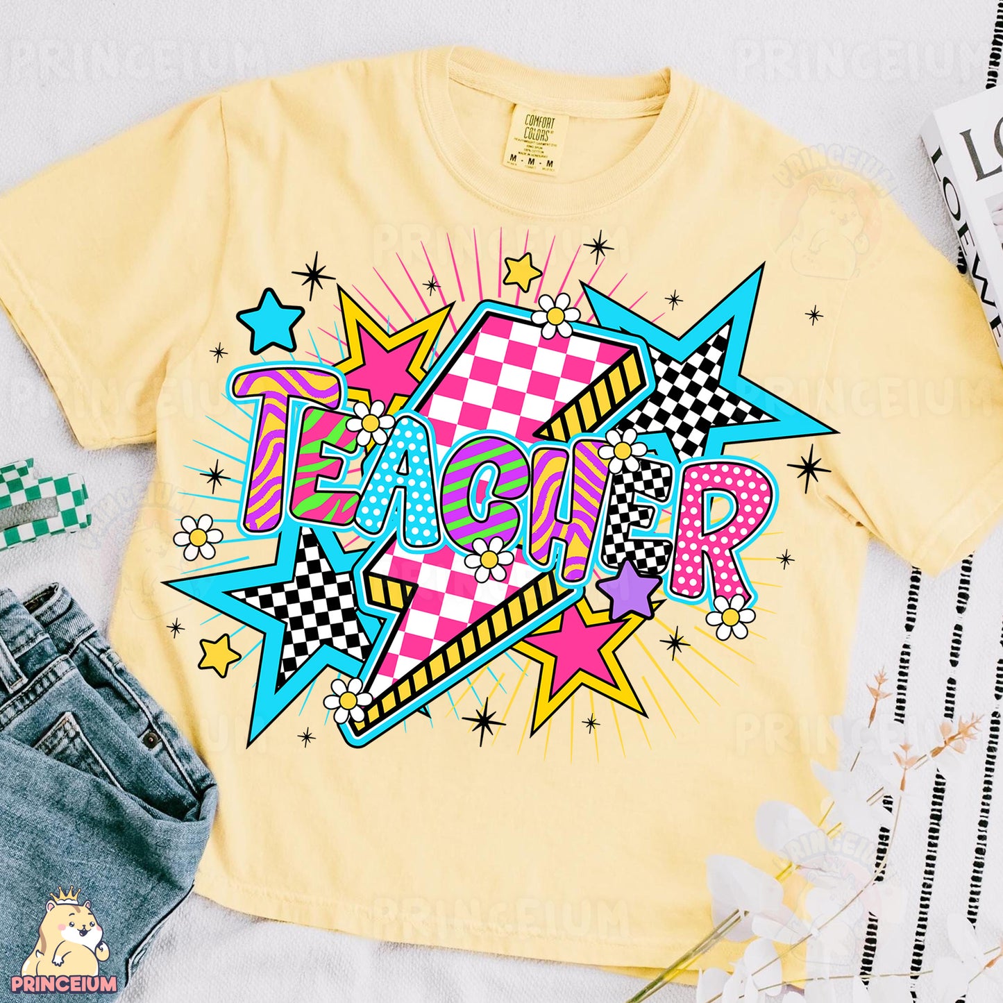 a t - shirt with the words teacher on it